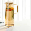 Glass Pitcher with Lid Easy Clean Heat Resistant Glass Water Jug