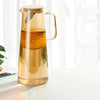 Glass Pitcher with Lid Easy Clean Heat Resistant Glass Water Jug