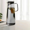 Glass Pitcher with Lid Easy Clean Heat Resistant Glass Water Jug