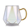 Glass Water Bottle Kettle Gradient Diamond Shaped Water Kettle Water Cups