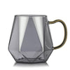 Glass Water Bottle Kettle Gradient Diamond Shaped Water Kettle Water Cups