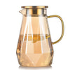 Glass Water Bottle Kettle Gradient Diamond Shaped Water Kettle Water Cups