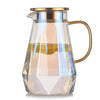 Glass Water Bottle Kettle Gradient Diamond Shaped Water Kettle Water Cups