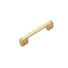 Gold Aluminum Square U-Type Cabinet Handles Drawer Closet Door Pulls