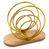 Gold Iron Tissue Holder Decorative Desktop Napkin Rack for Home Office