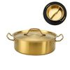 Gold Stainless Steel Soup Spoon Holder Cutlery Storage Cooking Utensils