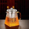 Hammer Glass Teapot With Stainless Steel Filter Heat Resistant Teapot