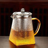 Hammer Glass Teapot With Stainless Steel Filter Heat Resistant Teapot