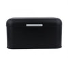 Iron Retro Solid Color Bread Box In Black And Red