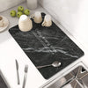 Kitchen Countertop Drainer Mat Slide Pad Water Absorbent Drying Mat