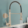 Kitchen Faucet Pull Down 2-way Spray Single Handle 360 Rotation Tap