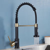 Kitchen Faucet Pull Down 2-way Spray Single Handle 360 Rotation Tap