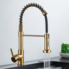 Kitchen Faucet Pull Down 2-way Spray Single Handle 360 Rotation Tap