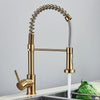 Kitchen Faucet Pull Down 2-way Spray Single Handle 360 Rotation Tap