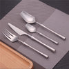 Kitchen Groups 4pcs Set Cutlery Set Stainless Steel Dinnerware Set Tableware