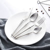 Kitchen Groups 4pcs Set Cutlery Set Stainless Steel Dinnerware Set Tableware