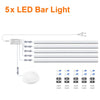 Kitchen LED Under Cabinet Light Penetrable Touch Switch Wood Hand