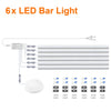 Kitchen LED Under Cabinet Light Penetrable Touch Switch Wood Hand