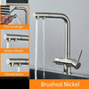 Kitchen Pull Out Spray 360 Rotation Water Filter Tap Dual Sprayer Tap
