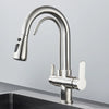 Kitchen Pull Out Spray 360 Rotation Water Filter Three Ways Sink Tap