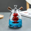 Kitchen Storage Sealed Bottles Double-layer 2-in-1 Glass Bottles