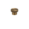 Knurled Solid Brass Cabinet Knobs Drawer Handles T-Bar Furniture Pulls