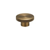 Knurled Solid Brass Cabinet Knobs Drawer Handles T-Bar Furniture Pulls