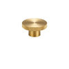 Knurled Solid Brass Cabinet Knobs Drawer Handles T-Bar Furniture Pulls