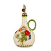 Large Capacity Ceramic Kitchen Oil Dispenser with Pump and Handle