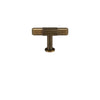 Linear Pattern Cabinet Knobs Wardrobe Drawer Door Brass Pull Handles