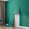Linen 3D Foam Self-Adhesive Wallpaper Thick Waterproof Wall Sticker