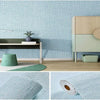 Linen 3D Foam Self-Adhesive Wallpaper Thick Waterproof Wall Sticker