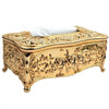 Luxury Acrylic Tissue Box Gold Silver European Style Napkin Holder