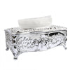 Luxury Acrylic Tissue Box Gold Silver European Style Napkin Holder