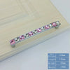 Luxury Crystal Glass Cabinet Knob Super Shiny Diamond Drawer Handle