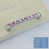 Luxury Crystal Glass Cabinet Knob Super Shiny Diamond Drawer Handle