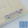 Luxury Crystal Glass Cabinet Knob Super Shiny Diamond Drawer Handle
