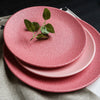 Macaron Steak Plate Pink Ceramic Western Plate Creative Dessert Plate