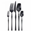 Matte Cutlery Set Gold Cutlery Set Stainless Steel Cutlery Set