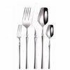 Matte Cutlery Set Gold Cutlery Set Stainless Steel Cutlery Set