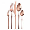 Matte Cutlery Set Gold Cutlery Set Stainless Steel Cutlery Set