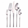 Matte Cutlery Set Gold Cutlery Set Stainless Steel Cutlery Set