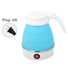 Mini Foldable Electric Kettle Travel Water Boiler Silicone Compression