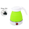 Mini Foldable Electric Kettle Travel Water Boiler Silicone Compression