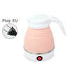 Mini Foldable Electric Kettle Travel Water Boiler Silicone Compression