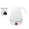 Mini Foldable Electric Kettle Travel Water Boiler Silicone Compression