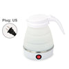 Mini Foldable Electric Kettle Travel Water Boiler Silicone Compression
