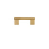 Modern Furniture Pull Wardrobe Drawer Solid Brass Linear Handle