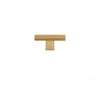 Modern Furniture Pull Wardrobe Drawer Solid Brass Linear Handle