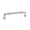 Modern Runway Design Kitchen Pulls Solid Brass Chrome Cabinet Handles